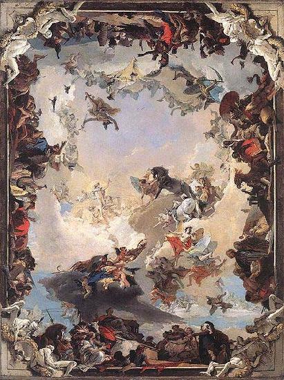 Giovanni Battista Tiepolo The Allegory of the Planets and Continents at New Residenz. Germany oil painting art
